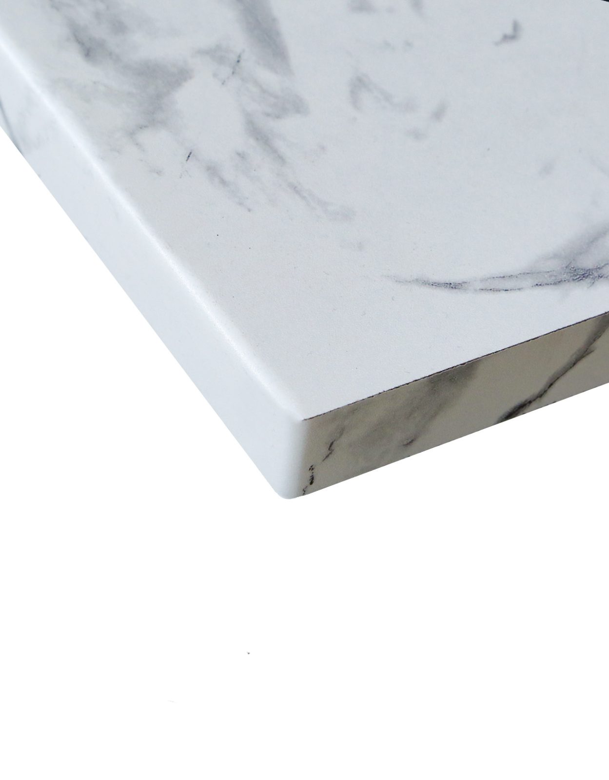 صفحه کابینت بنسا با طرح سنگ مرمر سفید